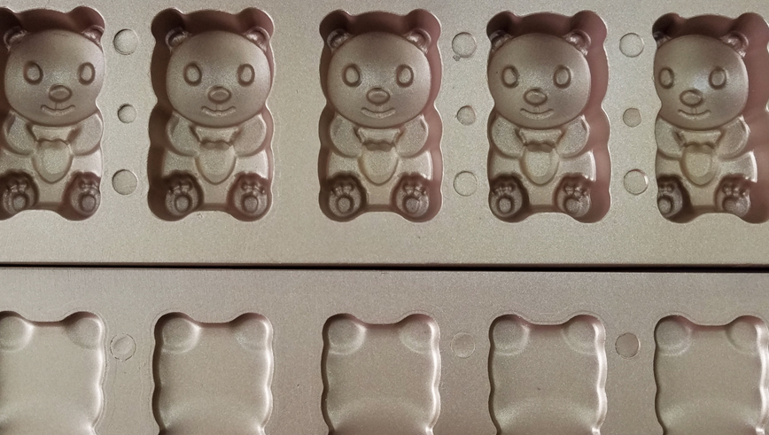 Linha de produção de bolo de urso totalmente automática