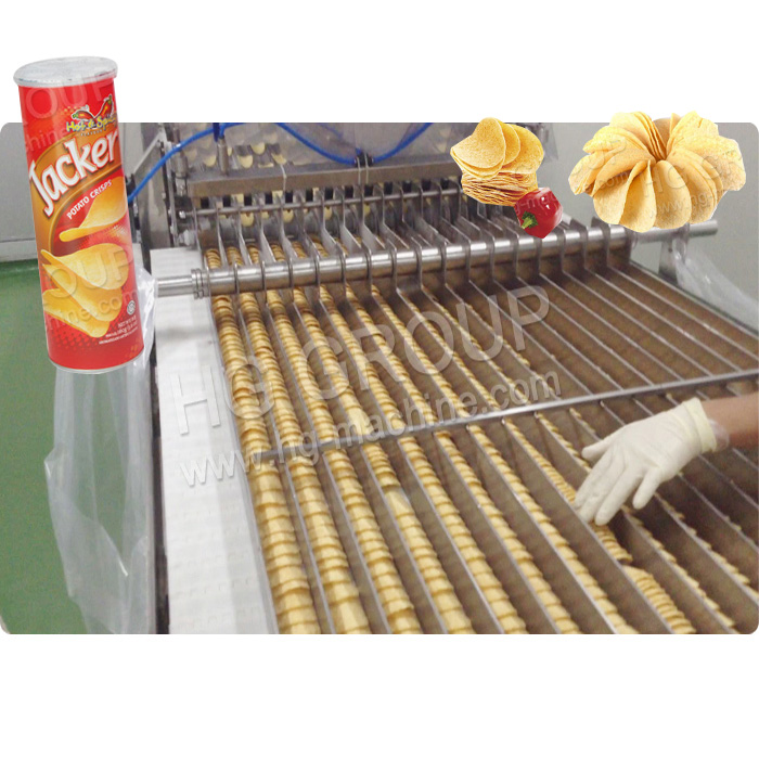 Os princípios básicos de uma linha de produção de batatas fritas